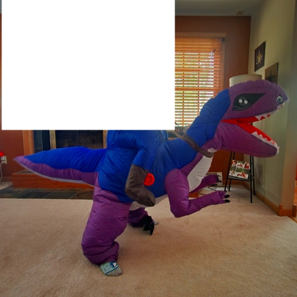 Dinosaur inflatable costume